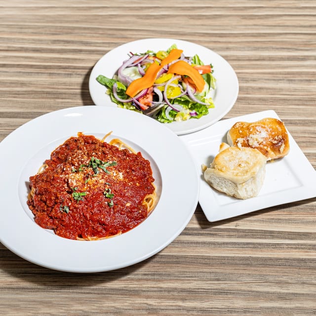 Pasta with Meat Sauce.
