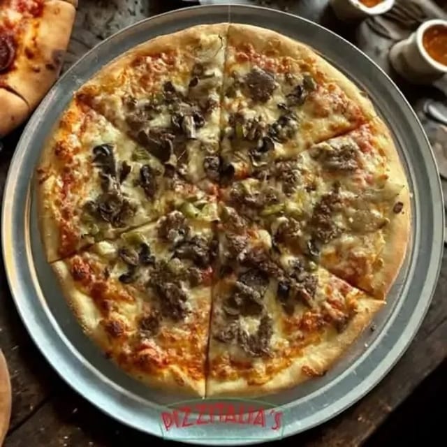 Steak Pizza.