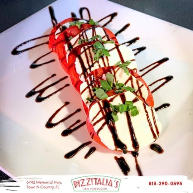Mozzarella Caprese.