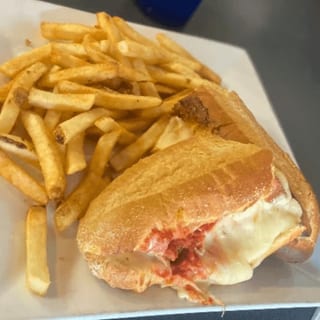 Sausage Parmigiana Sub
