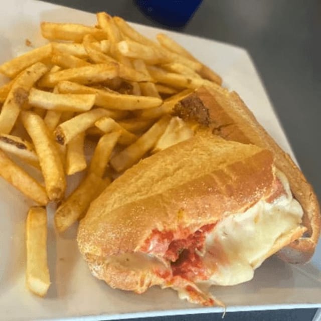 Sausage Parmigiana Sub.