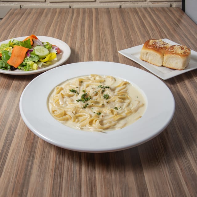 Fettuccine Alfredo.